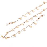 Металлическая цепочка для очков и масок с кулонами 