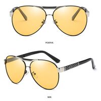 Очки металлические фотохромные с защитой от синего света 2802-GT