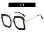 Plastic TR90 glasses with blue light protection for women 95255-PN