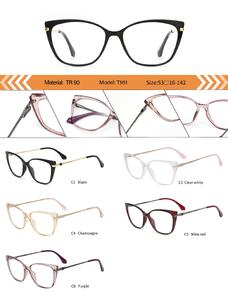 Plastic TR90 frame for women with spring hinges T951-DA