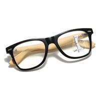 Bamboo glasses for reading, with Blue ray cut protection, multifocal, diopters from +1.00 to +4.00, RMC=62-64, KY317毛竹多焦点