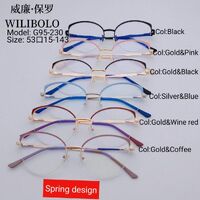 Nylor metal ultrathin frames Wilibolo, with spring hinges G95-230