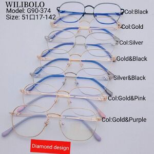 Metal ultrathin women's frames Wilibolo G90-374