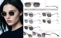 Polarized metal sunglasses for women Leke LK34061