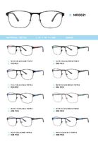 Металлическая оправа с дужками из материала TR-90 MR0021