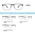 Металлическая оправа с дужками из материала TR-90 MR0011