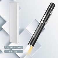 Фонарик-брелок медицинский диагностический перезаряжаемый с белым и жёлтым светом ZK1958