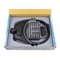 Binocular magnifier with backlight, magnifying glass with head mount 81001-F-XX, magnification: 1,2Х, 1,8Х, 2,5Х, 3,5Х