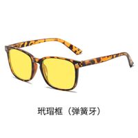 Plastic night vision sunglasses, with flex hinges KY8082夜视平光