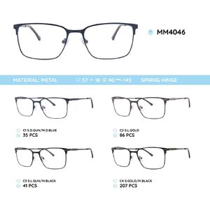 Metal men's frame for glasses MM4046
