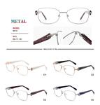 Metal frames for glasses with spring hinges Big City RD9019