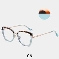 Combined frame (metal + TR90) or glasses with blue light protection, with spring hinges FA87030