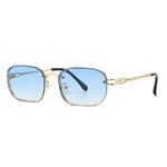 Metal retro square sunglasses Elit 2A612-EL