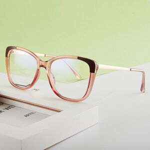 TR90 plastic frame or glasses with blue light protection, with spring hinges FA87038