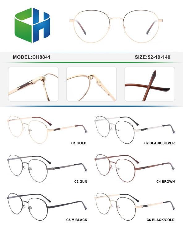 Оправа металлическая мужская с флексом CH8841-DA