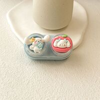 Mini soft contact lens kit retractable W-CT22爱心花狗