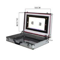 Portable auto chart projector 21.5'' with compartment for trial lens set