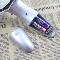 Лупа с универсальной подсветкой, увеличительное стекло с ручкой 600554-XX, диаметр: 50 мм, увеличение: 7X