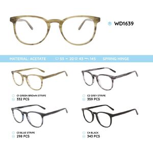 Plastic acetate eyeglasses frame WD1639