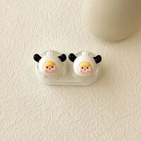 Mini soft contact lens kit retractable W-CT23立体娃娃头