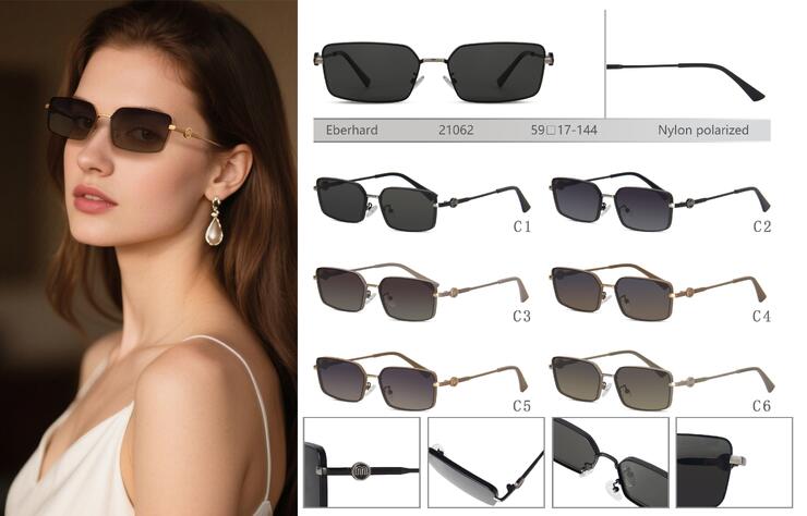 Polarized metal sunglasses with nylon lenses Eberhard EH21062