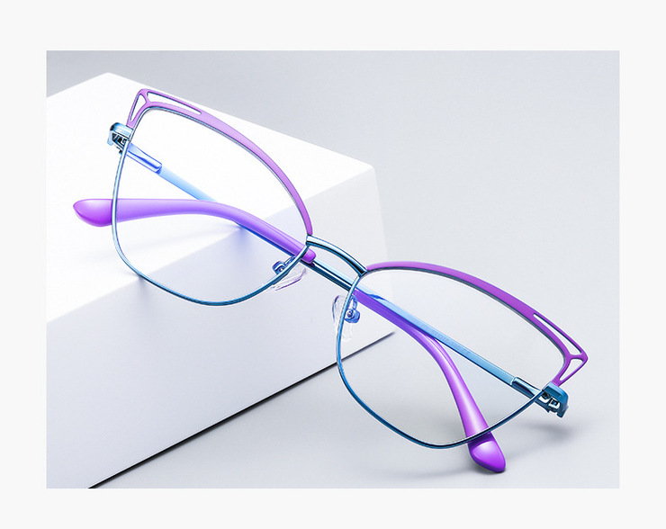 Metal blue blocker frames for glasses 3024