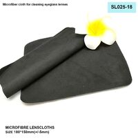 High-density microfiber napkin for glasses lens cleaning SL025-18, 15*18cm +/-0.5