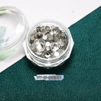 A set of rhinestones with a flat bottom for decorating frames and glasses, 80 pieses, WY-20 (price per pack, minimum 3)