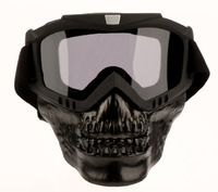 Motorcycle outdoor goggles with Devil's mask Devil's-chin-mask