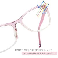 TR90 plastic glasses with blue light and UV protection 6000-GT