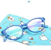 Plastic kids glasses KY6008-2 Blue ray cut protection