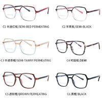 TR90 plastic frame or glasses with blue light protection, with spring hinges FA87206