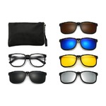 El Dorado frames with polarized sunshades set (clip-on) on magnet 2330 (5 pieces) 