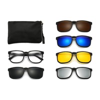 El Dorado frames with polarized sunshades set (clip-on) on magnet 2330 (5 pieces) 