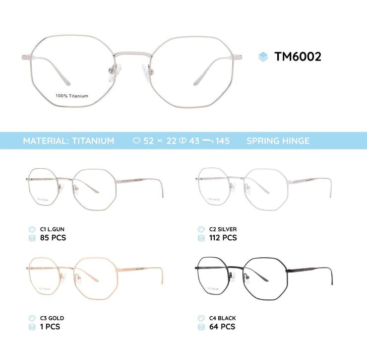 Оправа металлическая титановая TM6002