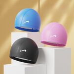 Polyvinylchloride waterproof swimming cap for adults 贵人鸟PU泳帽-YU