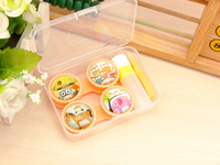 Mini set with contact lens cases ZZ001Owl, 2pcs