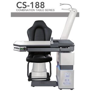 Ophthalmologist workstation, combined table + chair CS-188, tabletop 1070*470 mm
