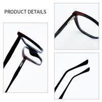 TR90 plastic frame or glasses with blue light protection, with spring hinges FA87194