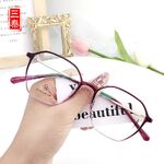 Hybrid frame, metal + TR90, with Blue Block coating SANTA M8002