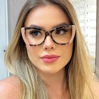 Очки пластиковые TR90 женские с защитой от синего света TR5010-PN