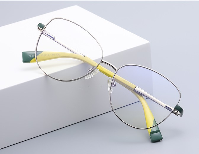 Metal blue blocker frames for glasses  cat-eye MORE 3019