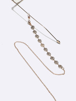 Цепочка для очков с нектариновыми сердечками GL1347