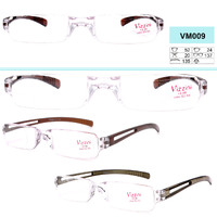 Очки готовые моноблок унисекс в чехле и без чехла с защитной плёнкой от царапин VIZZINI 连体老花 VM009