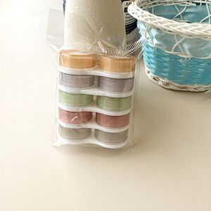 Mini soft contact lens kit with 5 containers JH-5双联5个装