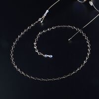 Gold-colored metal non-slip chain, with round, for glasses and masks GL942