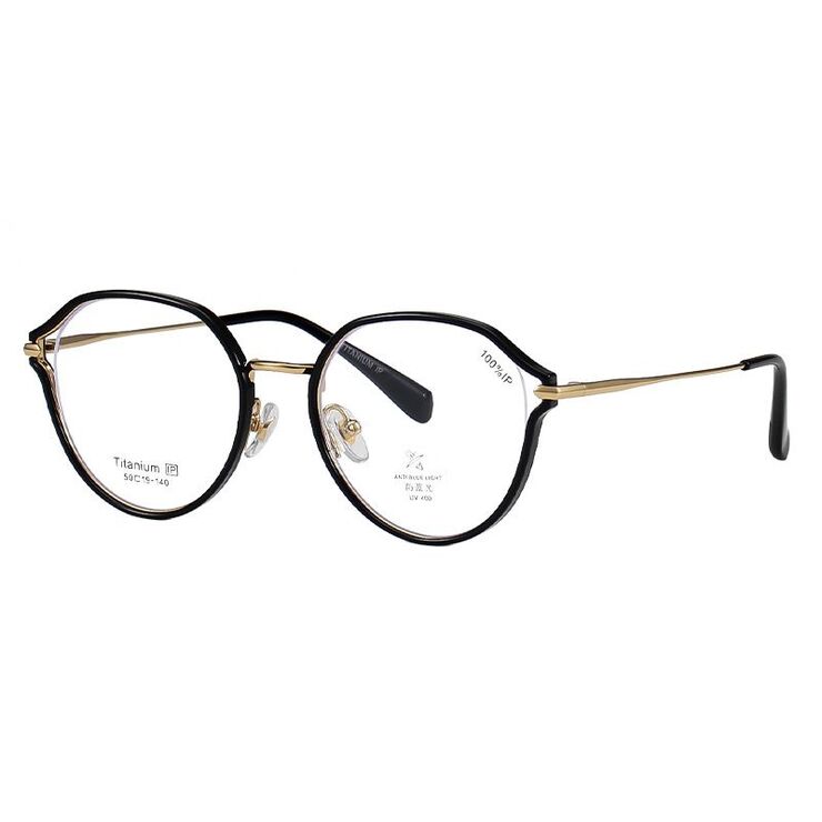 Оправа сверхлёгкая титановая + пластик TR90 с линзами Blue Ray Cut MAMO T22057