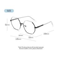 Очки металлические с защитой от синего света 9747-GT