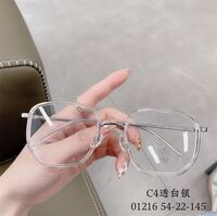 Hybrid frame, metal + TR90, with Blue Block coating SANTA 01216