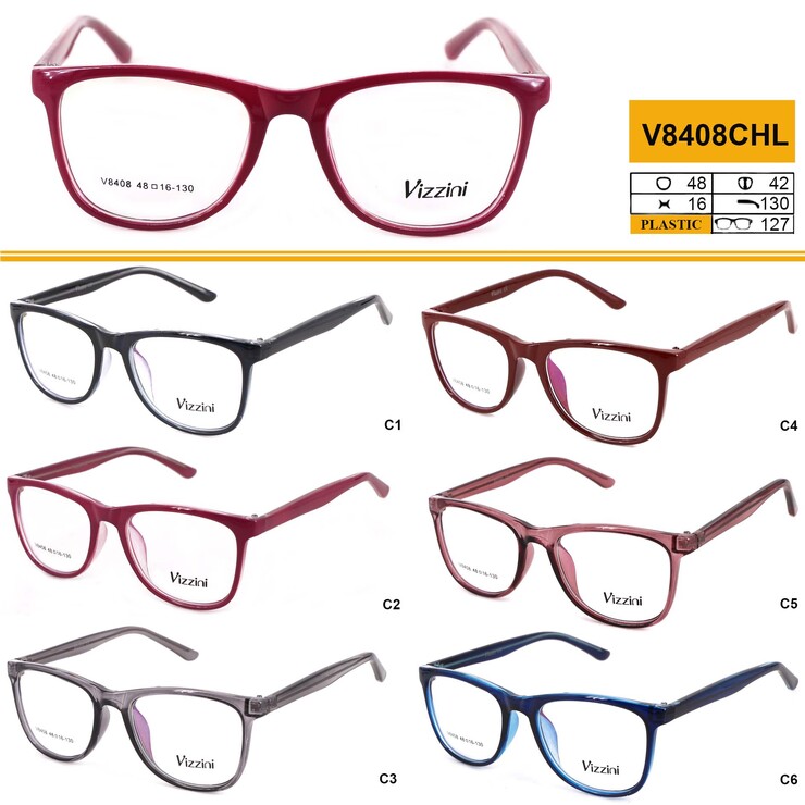 Plastic frame for glasses VIZZINI V8408CHL